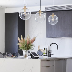 Clear kitchen clearance pendant lights